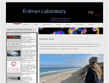 Tablet Screenshot of erdmanlab.us